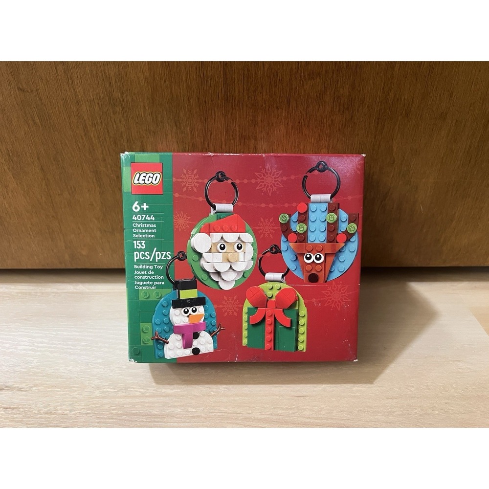 LEGO Christmas Ornament Selection (40744) - New & Sealed Damaged Box A